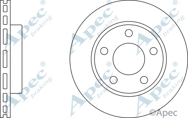 APEC BRAKING Тормозной диск DSK2380